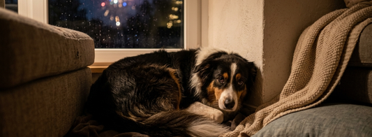Bachblüten für Hunde bei Angst : Silvester, Gewitter und Co.