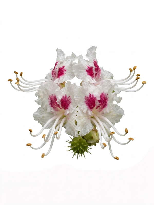 White Chestnut Bachblüte Nr. 35, Teil der Bachblüten-Mischung Abnehmen, beruhigt kreisende Gedanken ums Essen
